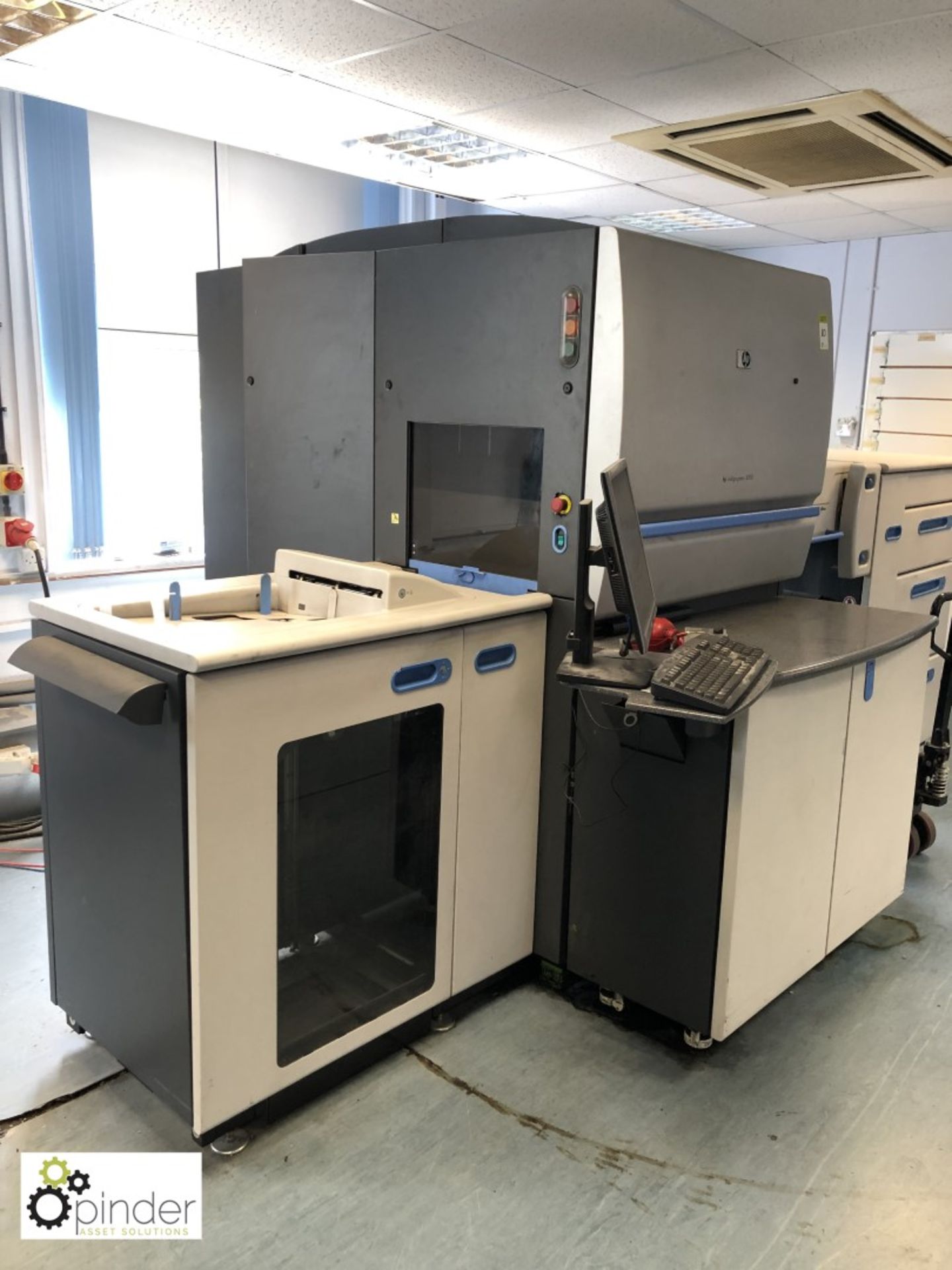 HP Indigo Press 5000, serial number 50798, with plate wash (please note removal of this lot is - Image 7 of 10