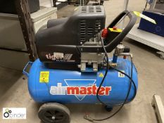 Airmaster 11/510 turbo portable receiver mounted Compressor, 240volts (this lot is located in