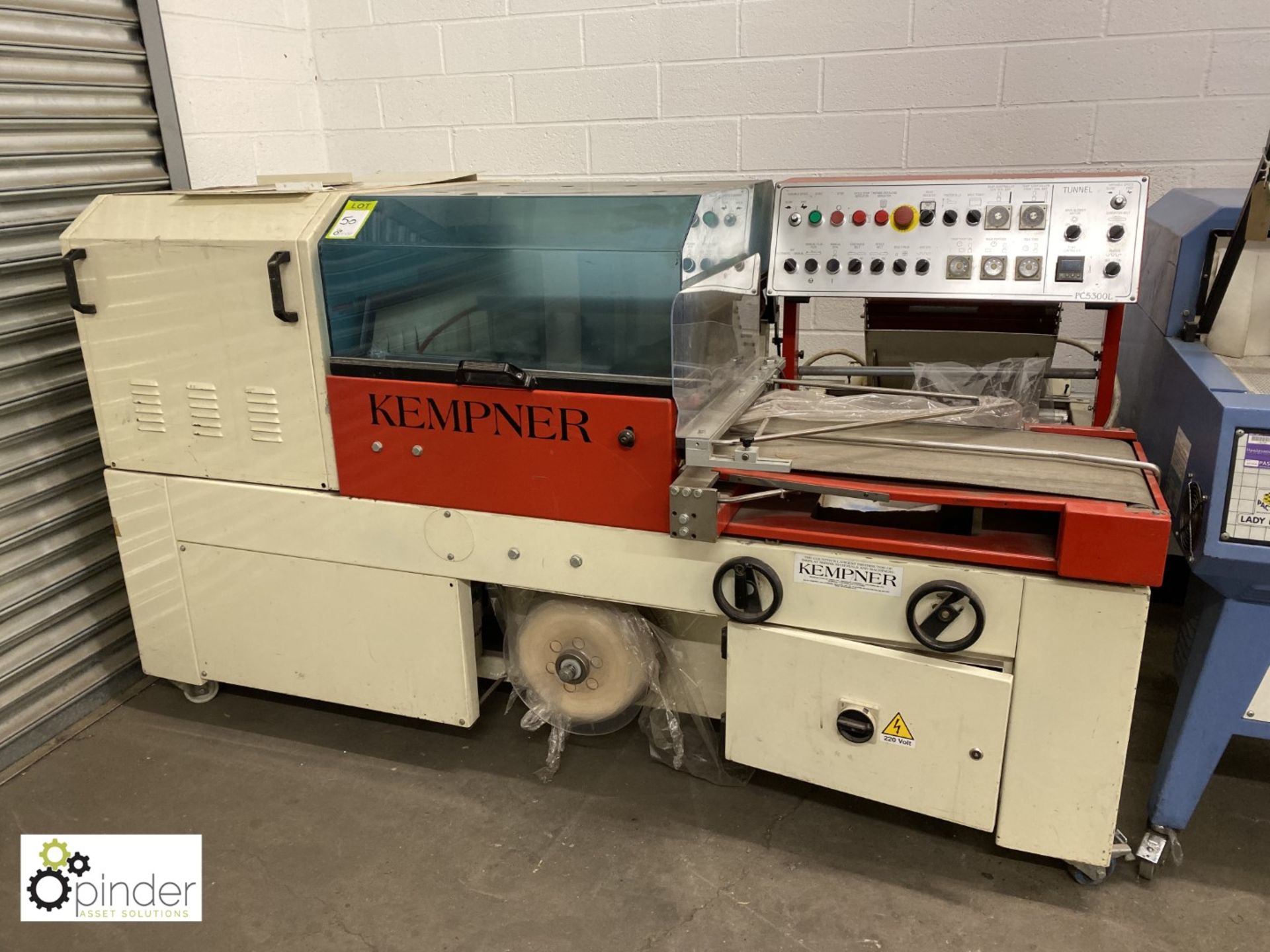 Kempner PC5300L automatic L-Sealer with shrink tunnel, 415volts (this lot is located in Penistone) - Image 2 of 5