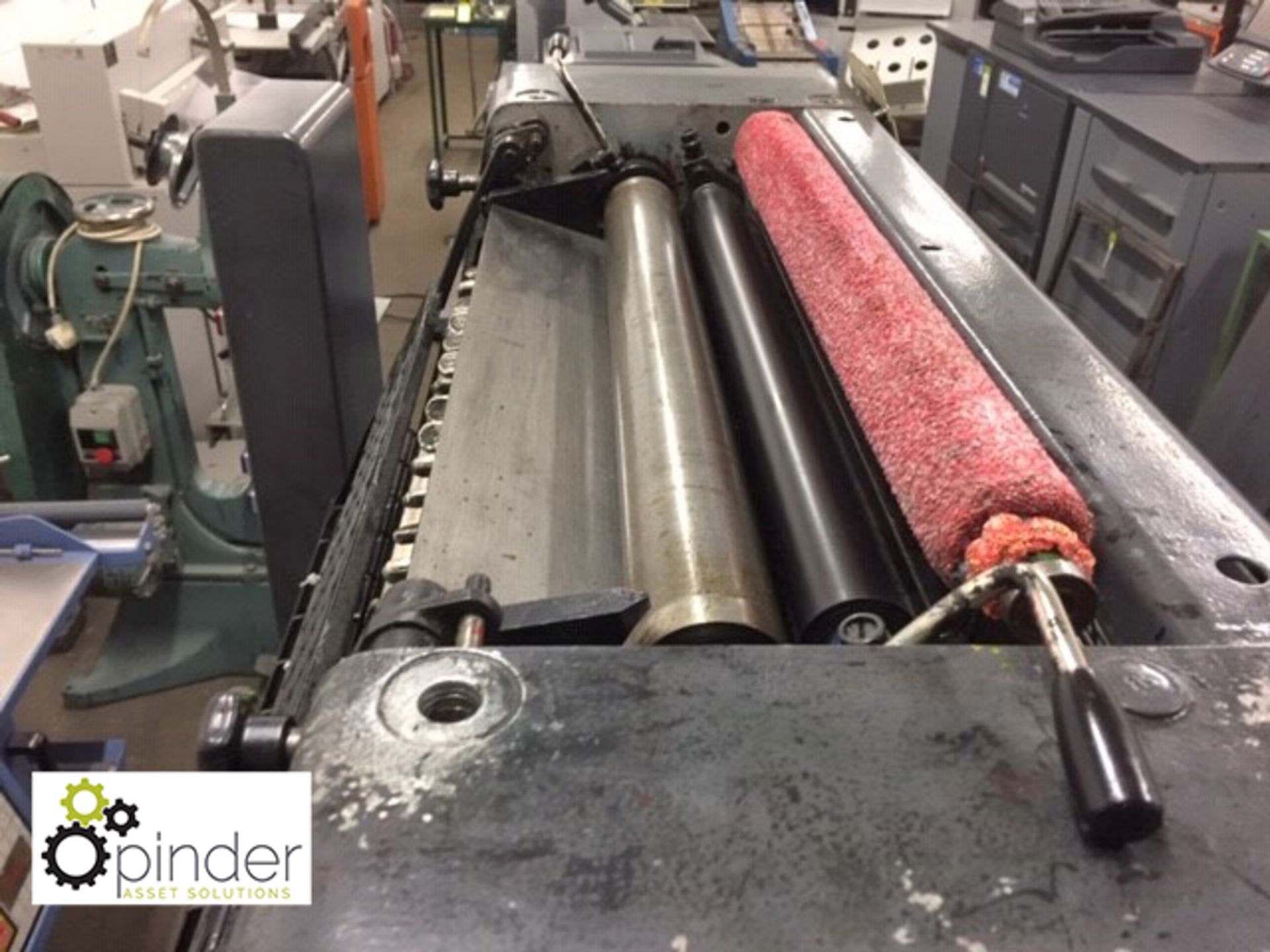 Heidelberg GTO52 ZP 2 Colour Offset Press, serial number 394 466, impressions – 54,984,889 (this lot - Image 3 of 10