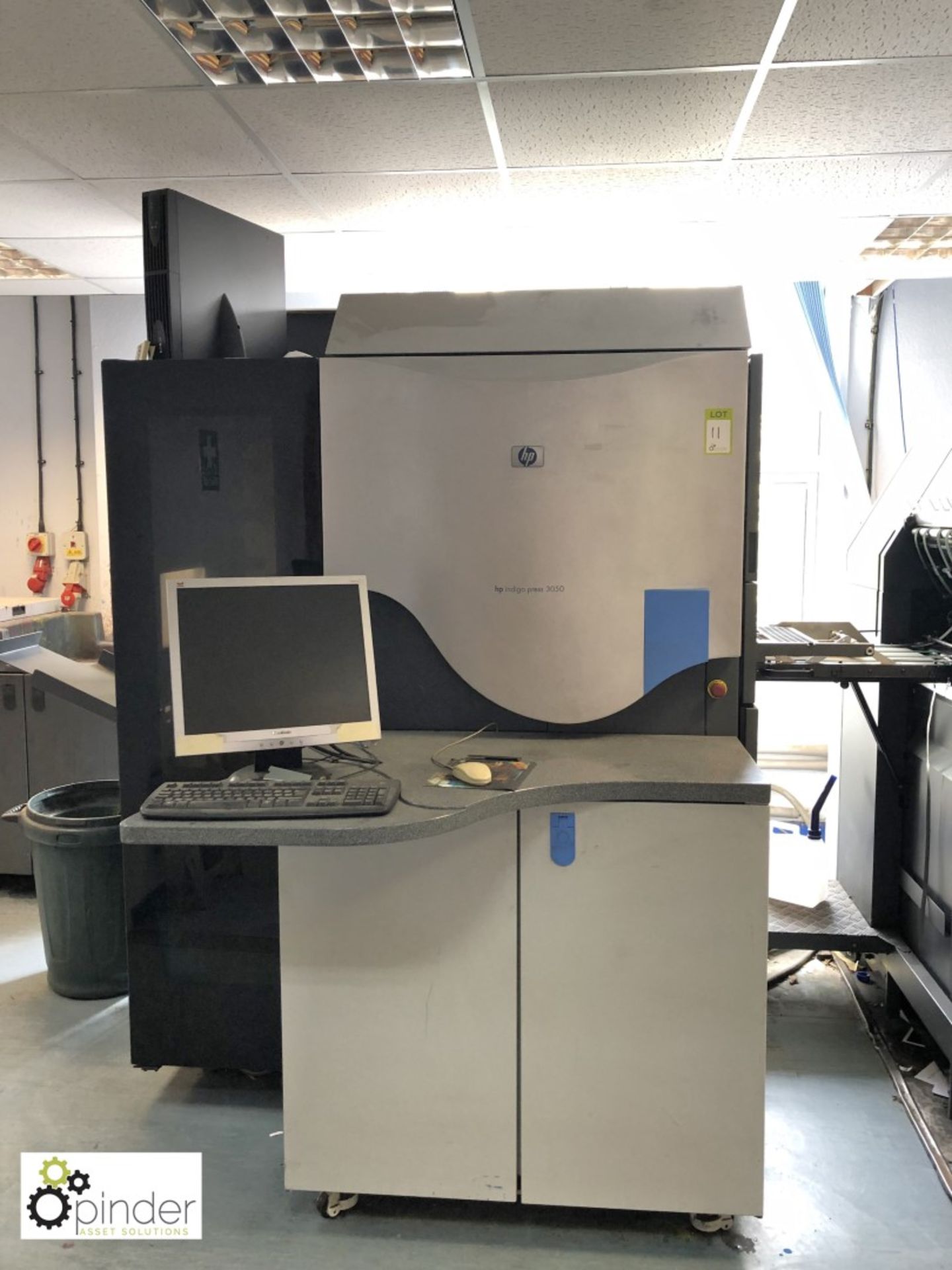 HP Indigo Press 3050 (spares or repairs) (please note removal of this lot is through a second storey - Image 2 of 7