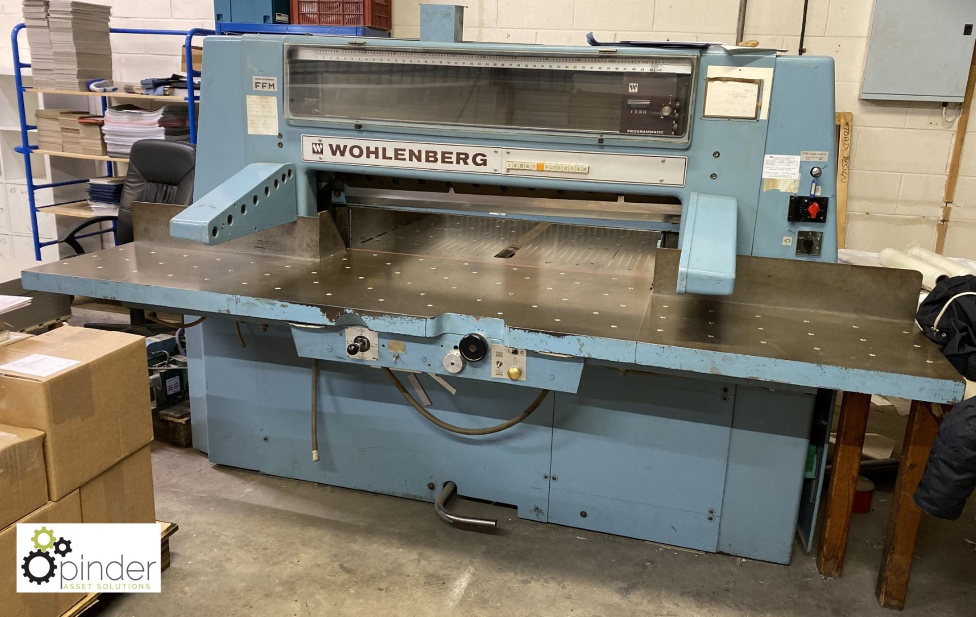Wohlenberg 115 Guillotine, 1150mm, serial number 3024-059 (please note this lot is located in - Image 2 of 8