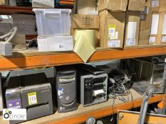 Sato CL612 and DSW2 Label Printer with PC drive and quantity Sato adhesive labels (this lot is