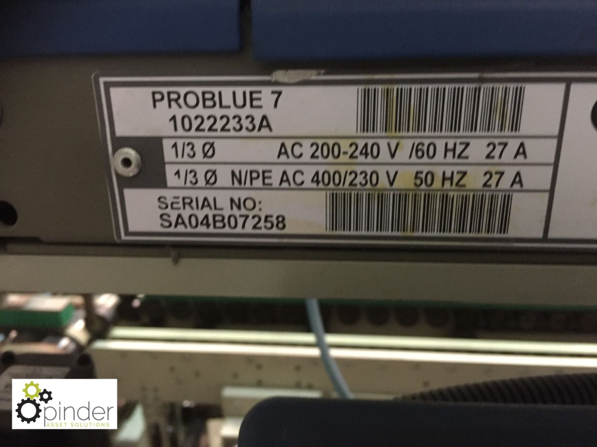 Inramik Box Folding and Gluing Line, serial number 716 (please note this lot is located in Ilkeston, - Image 8 of 12