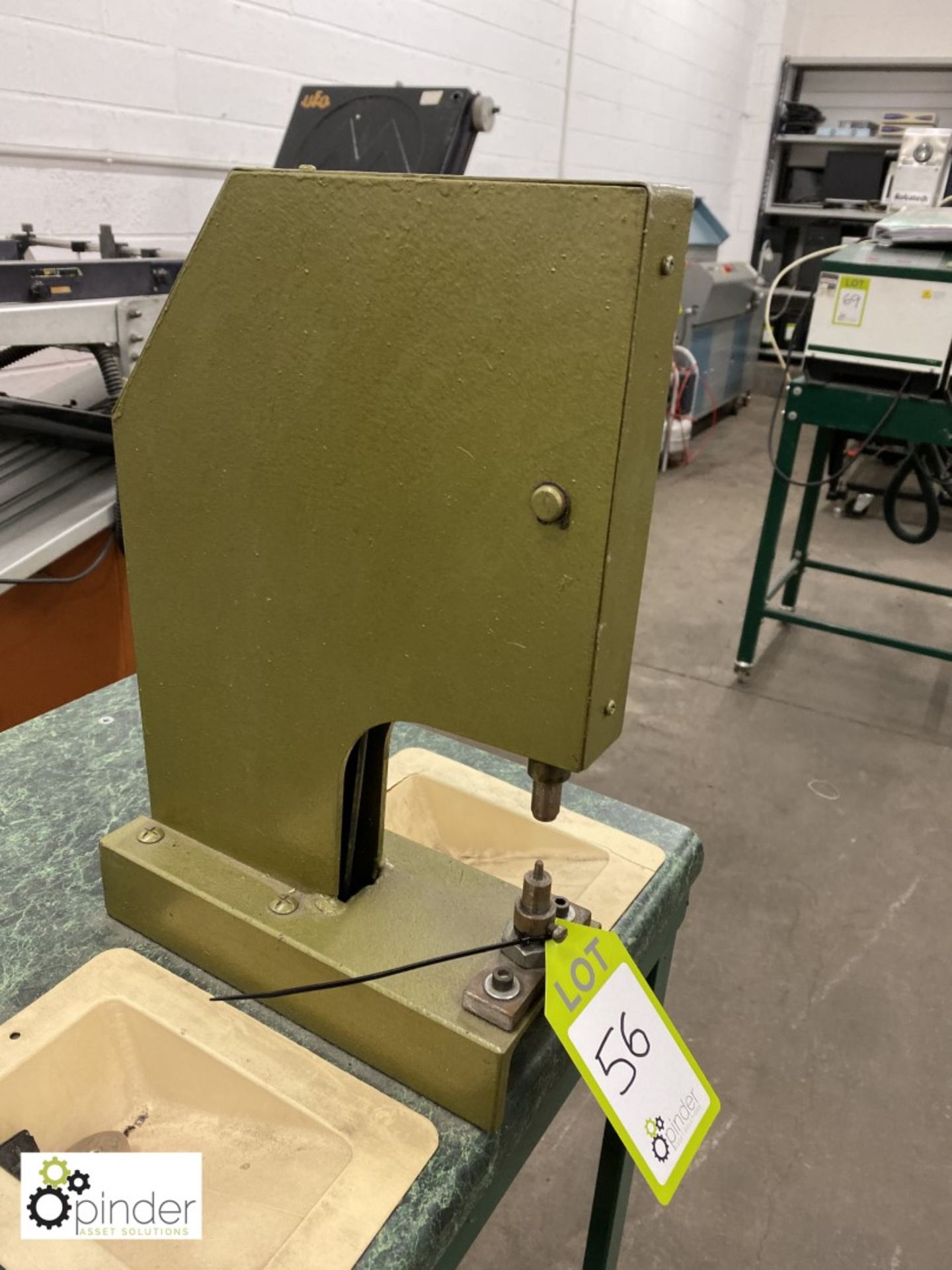 Stand mounted treadle operated Riveter (this lot is located in Penistone) - Image 2 of 3