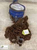 Liftin Gear Chain Block, 2tonnes (please note there is a lift out fee of £10 plus VAT on this lot)