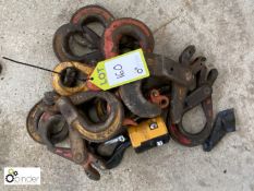 Quantity various Lifting Hooks (please note there is a lift out fee of £10 plus VAT on this lot)