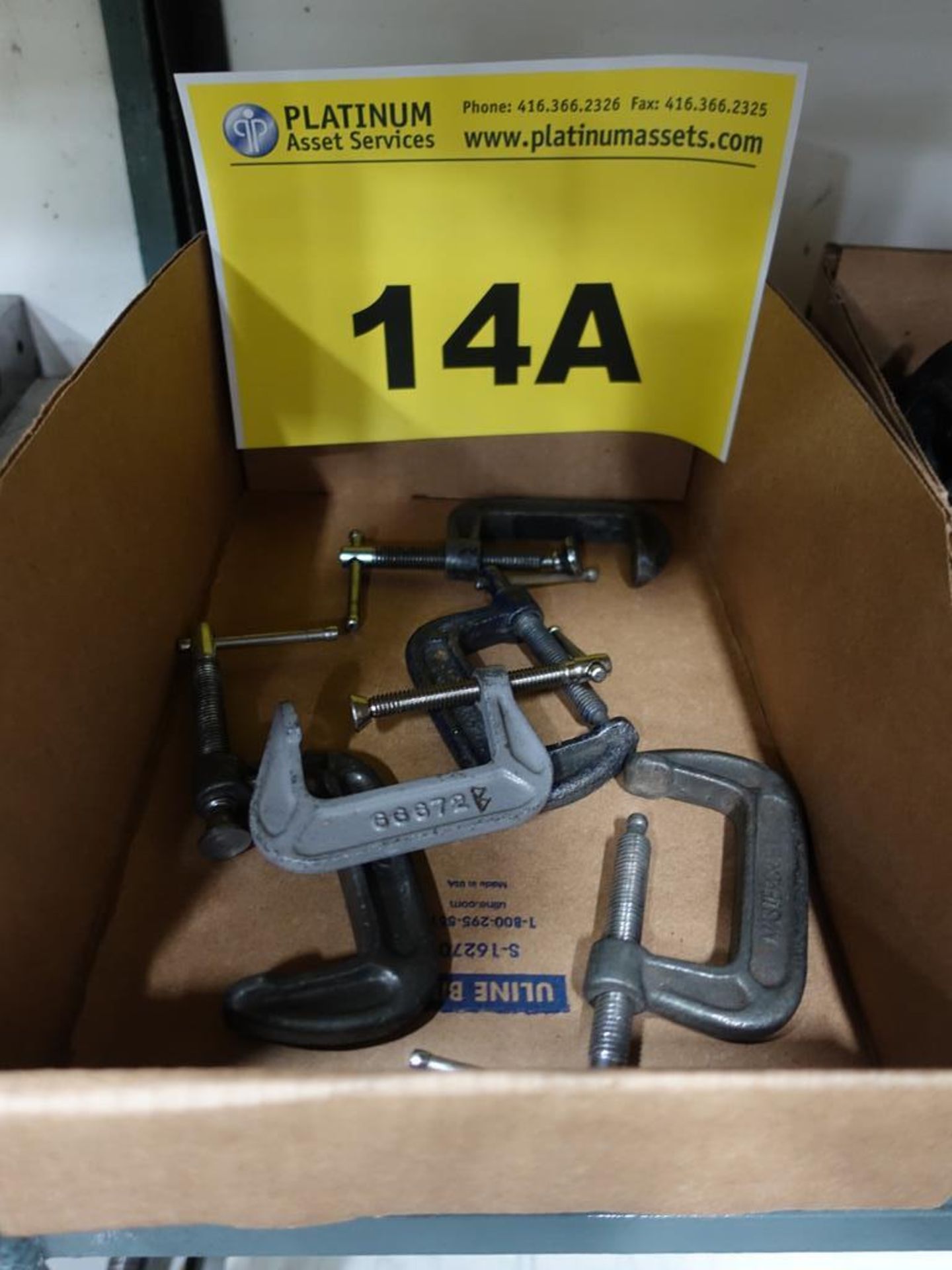 LOT OF C CLAMPS - (18) 3"