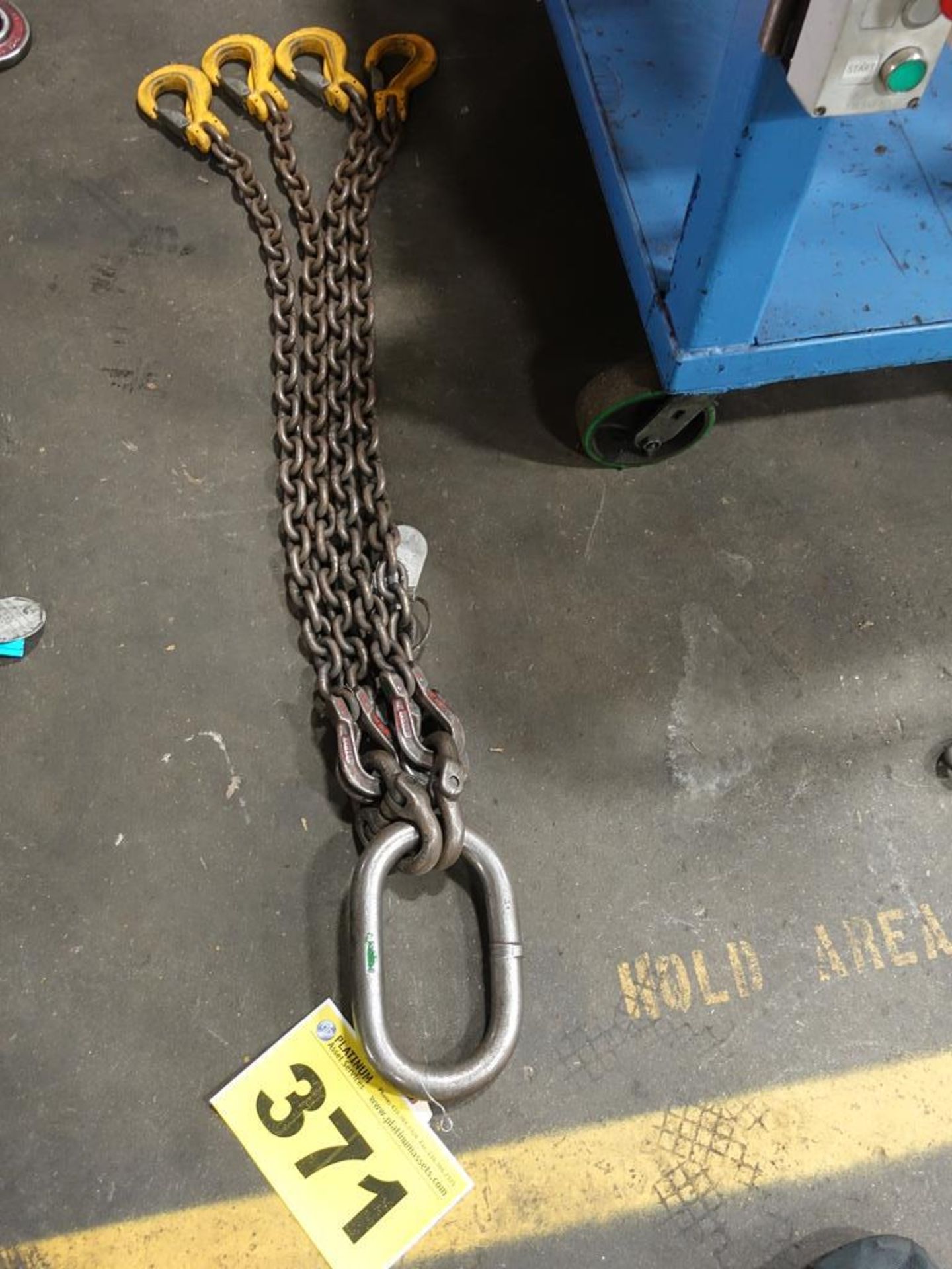 RIGGING CHAIN, 4 HOOK, 18,000 LBS. CAPACITY