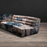 Shabby Sofa – 2 Seater Faded & Degraded Peeling Ceiling High Impact Comfort Seating, Commonly
