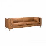 Dwell Sofa 3 Seater Naphina Chocolate Leather The Dwell Sofa Offers Generous Proportions And Comfort