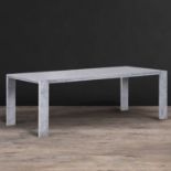 Expanse Marble Dining Table Classic Marble Styling Enters A New Era Of Modern Design With The
