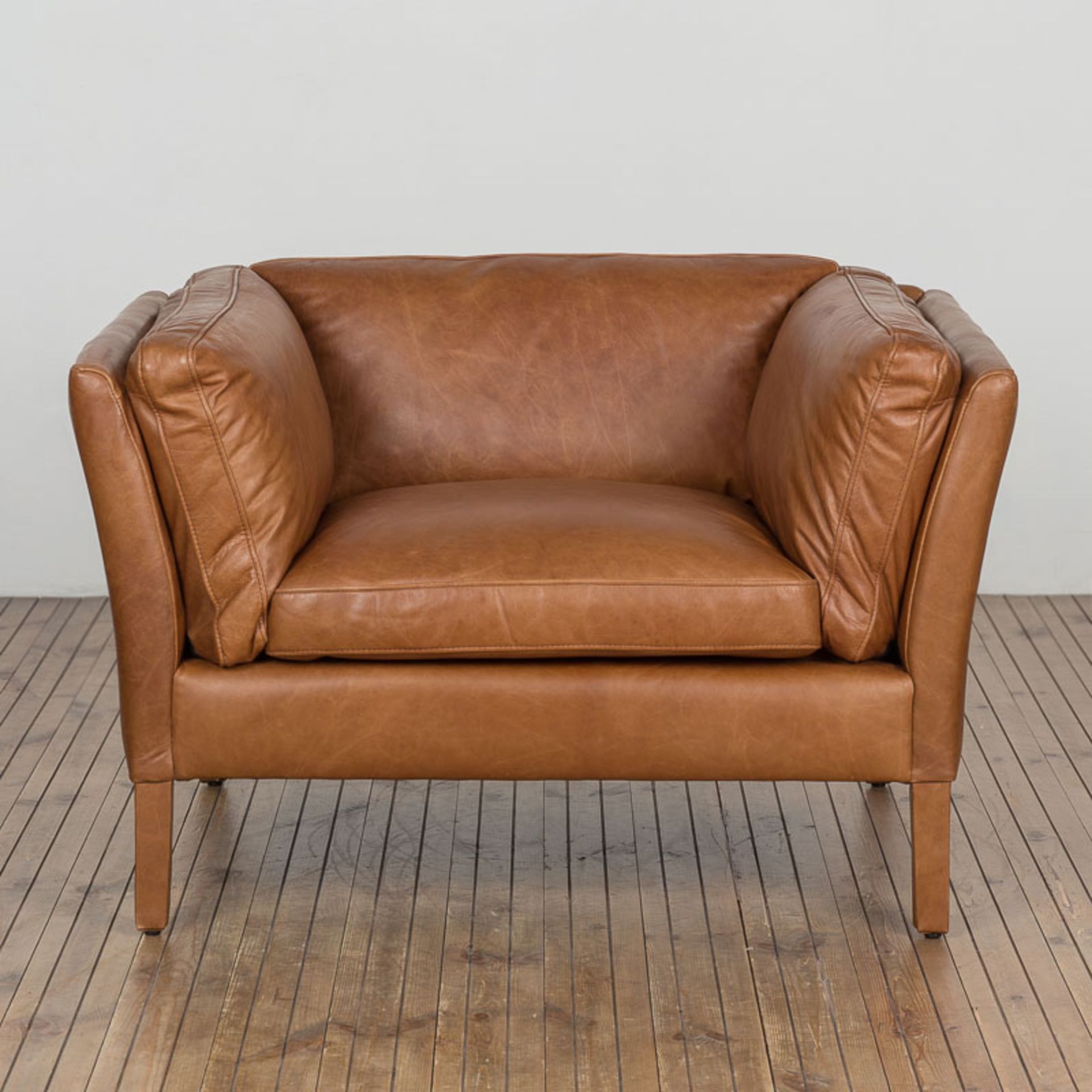 Reggio 1 Seater Sofa Ride Gun Leather The Retro-Styled Look Of The Reggio Is Inspired By The
