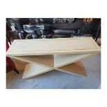 Console Table Andrew Martin Vita Console Table An Elegant X Leg Neutral Console Table With An All