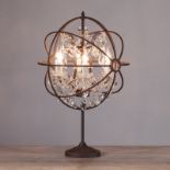 Gyro Crystal Table Lamp The Gyro Crystal Lighting Collection Is Inspired By Nineteenth Century