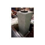 Marble Figure Pedestal Stand Marble White Honed 40 x 40 x 112cm RRP £ 1425 ( Location A7 -656)