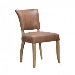 Mimi Dining Chair Savage Leather The Mimi Dining Chair Is One Of The Most Beautiful Pieces In The