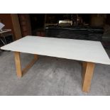 Valencia Dining Table Bring The Beauty Of Contemporary, Scandinavian Design To Your Home In Pale