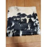 Cowhide Leather Cushion Cover 100% Natural Hide Handmade 35cm RRP £120