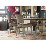 Mimi Dining Chair Savage Leather The Mimi Dining Chair Is One Of The Most Beautiful Pieces In The