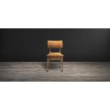 Feather Dining Chair Aussie Tobac Leather The Feather Dining Chair Features A Simple, Rustic