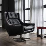 Detroit Armchair Ride Nut Leather The Detroit Chair Takes Its Cue From Glamorous Swivel Chairs Of