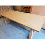 Marbello DiningTable 240cm Rustic RubberWood 240cm X 90cm X 76cm