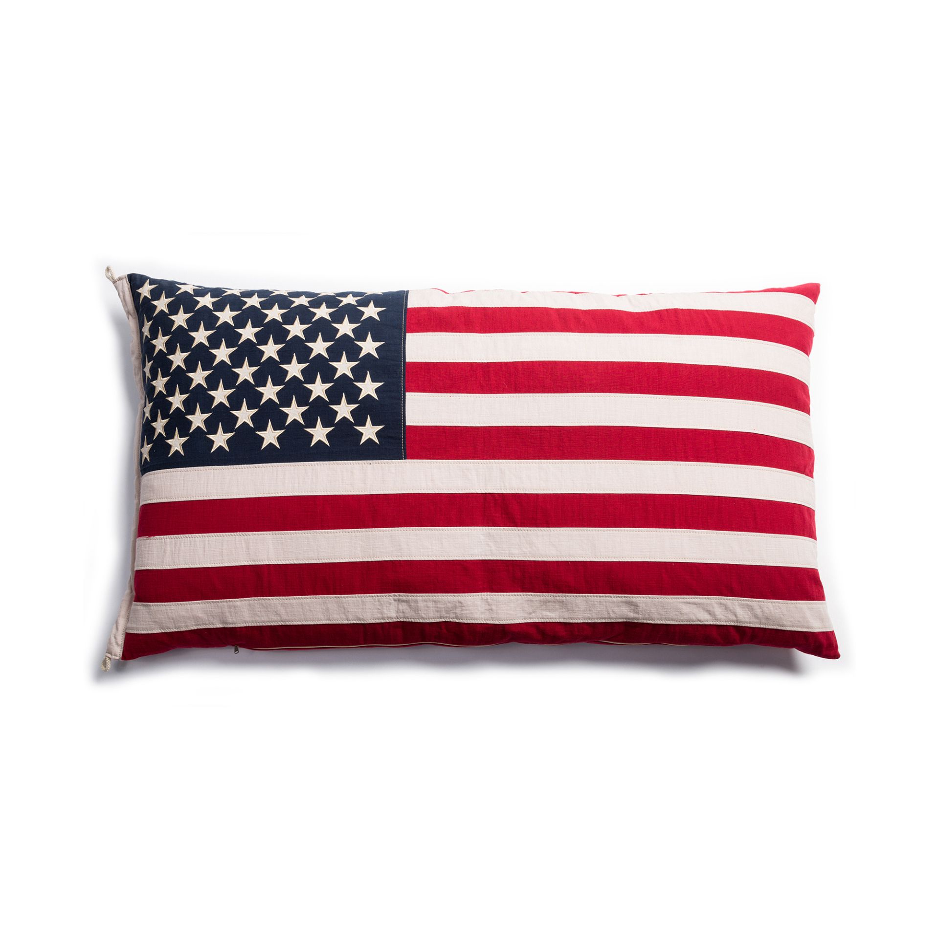 Flag Cushion Stars & Stripes Usa The Components Of The Flag Are Painstakingly Handcrafted, With Each