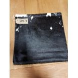 Cowhide Leather Cushion Cover 100% Natural Hide Handmade 35cm RRP £120