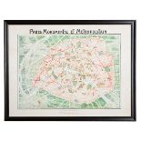 Classic Map – Paris These Framed City Maps Pay Homage To Each City’s History And The Life Stories Of