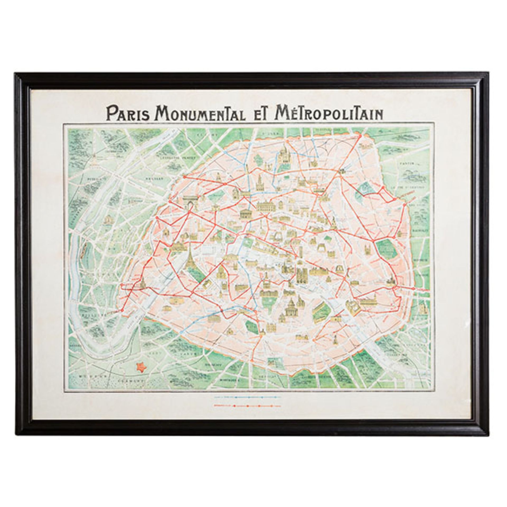 Classic Map – Paris These Framed City Maps Pay Homage To Each City’s History And The Life Stories Of