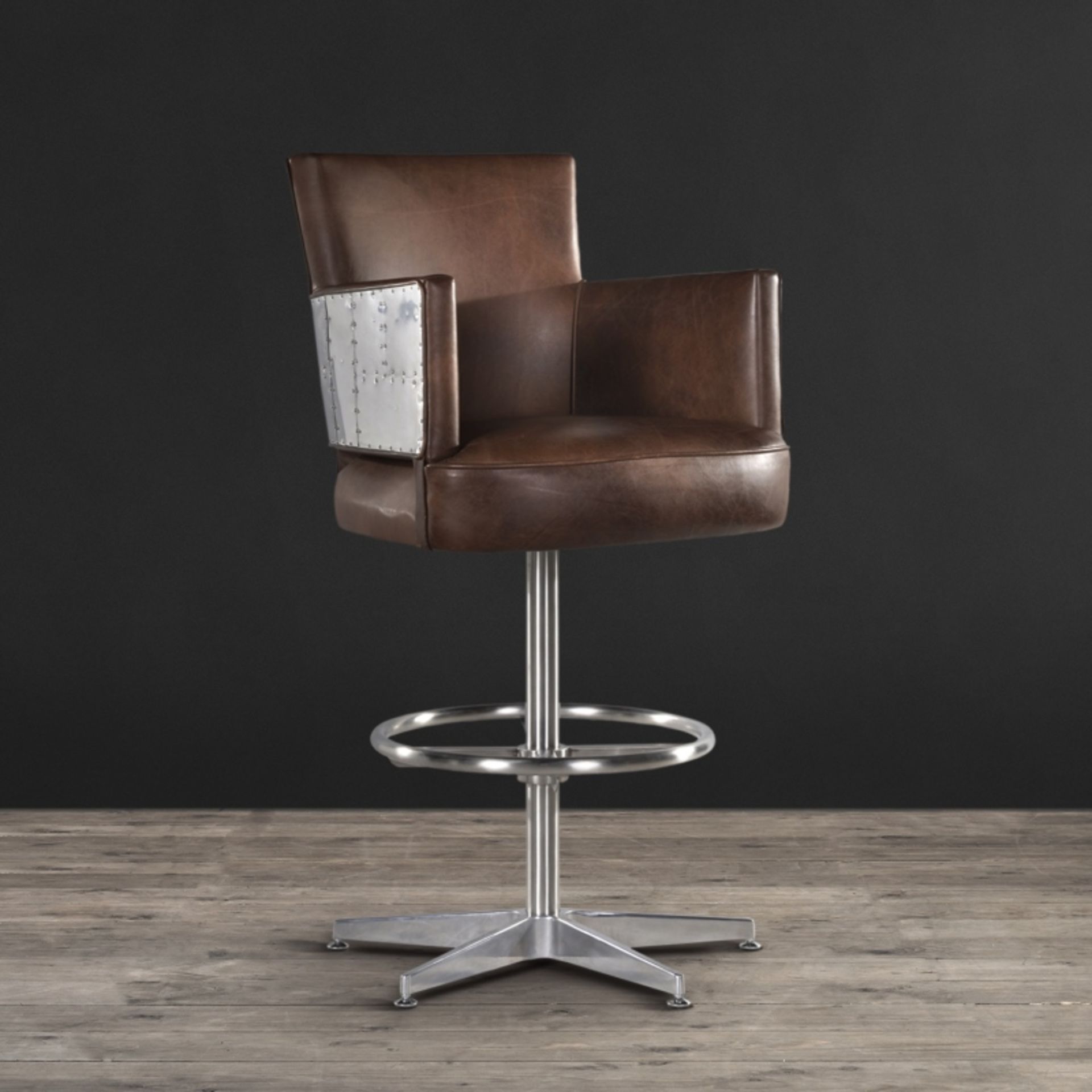 Swinderby Barstool Antique Whisky Leather Sojourn On The Swinderby, Clad In Our Luxurious Leathers –