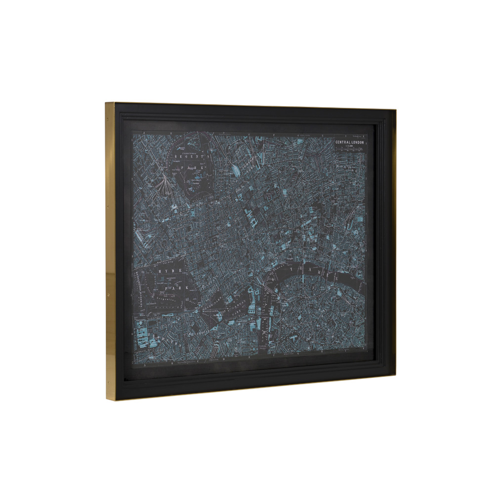 Savoy Map – London Our New Savoy Maps Selection Presents Each City From A Modern, Monochromatic - Image 2 of 2
