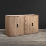 Hinge Pure Oak Sideboard For Spaces When Less Is Even More, The Capacious Interior Of The Hinge