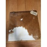 Cowhide Leather Cushion Cover 100% Natural Hide Handmade 35cm RRP £120
