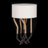 Bleu Nature Oakline Table Lamp L264 (UK) Matt Black and Brown Oak RRP £895