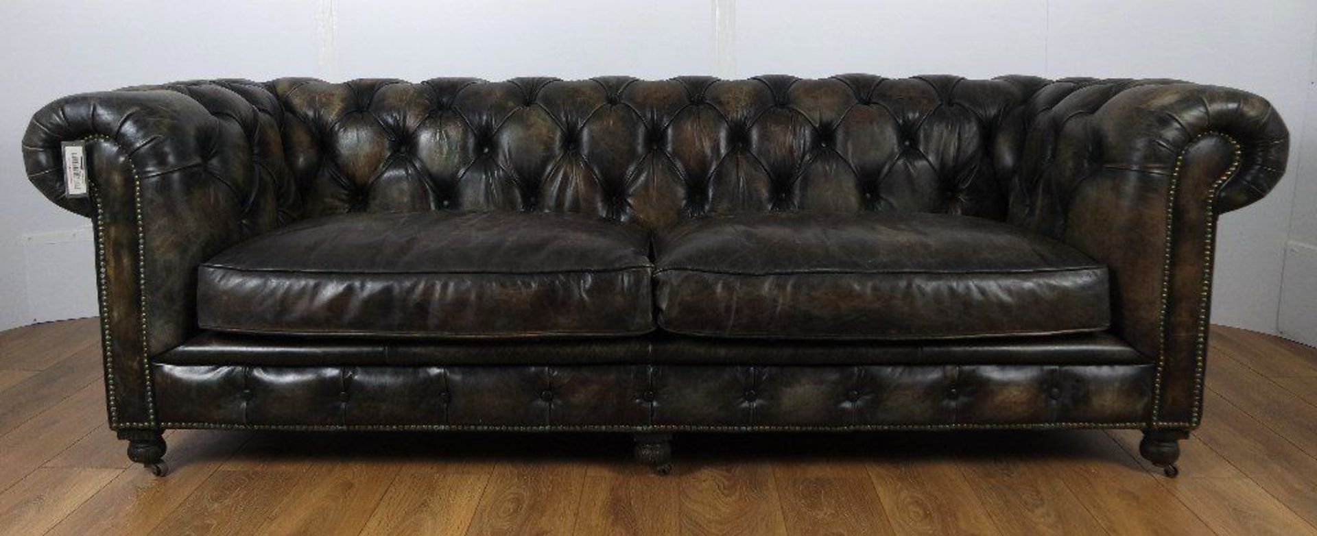 Kensington Sofa 3 Seater Sioux Nut Leather The Kensington Collection Is A Modern Take On The Classic