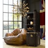 Globetrekker Side Table Old Saddle Black And Black This Enchanting Side Table Comes Inspired By