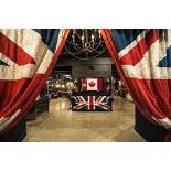 Curtains Vintage Union Jack Denim A Playful Celebration Of The History Of A Natural Ion And Its