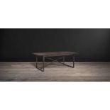 Axel MK2 Dining Table The Axel Range Combines Old World And Industrial With Its Combination Of