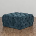 Benson Medium Footstool Vintage Moleskin MARITIME Add A Touch Of Luxury To Any Living Room. The Deep