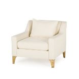 Lowrider Chair - Neva Ivory Style Meets Comfort In This Piece: A Classic Armchair Silhouette With