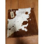 Cowhide Leather Cushion Cover 100% Natural Hide Handmade 35cm RRP £120