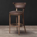Angeles Bar Stool Vagabond Brown Leather Angeles Evolved From A Vintage Treasure Picked Up At One Of