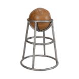 Bar Ball Stool The overall look is one of the sports clubs of yore, and with the Barball bar