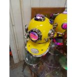 Reproduction Boston New U.S navy mark V 18"Diving Divers helmet deep sea chrome yellow finish 40cm x