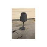 HE Table Lamp (EU) Grey Metal The Slim Stem Like The Trunk Of A Tree, Its Shade Is A