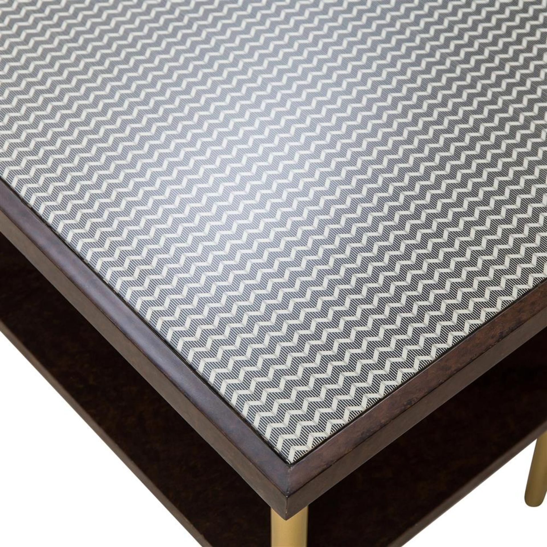 Herringbone Coffee Constructed From Beech Wood With A Warm Eucalyptus Finish, This Coffee Table