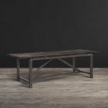 Axel MK2 Dining Table The Axel Range Combines Old World And Industrial With Its Combination Of