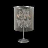 Chainmail Crystal Table Lamp Grey(UK) The Chainmail Crystal chandelier is a modernised